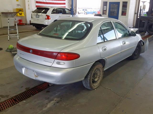 1MEFM10P6WW627131 - 1998 MERCURY TRACER GS GRAY photo 4