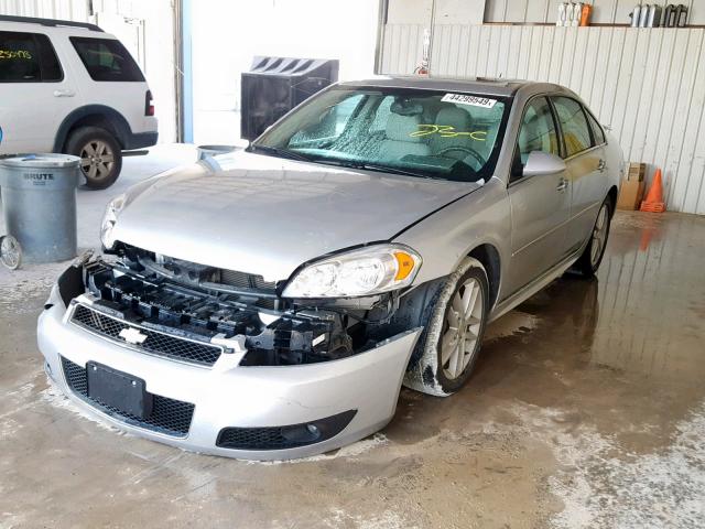 2G1WC5E30C1159085 - 2012 CHEVROLET IMPALA LTZ SILVER photo 2