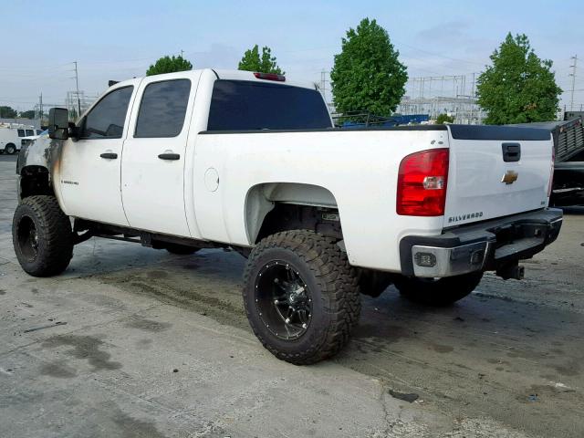 1GCHK53689F135067 - 2009 CHEVROLET SILVERADO WHITE photo 3