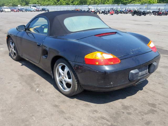 WP0CA2982YU624482 - 2000 PORSCHE BOXSTER BLACK photo 3