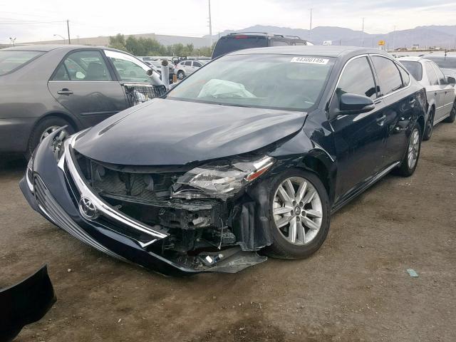 4T1BK1EB9FU175931 - 2015 TOYOTA AVALON XLE BLACK photo 2