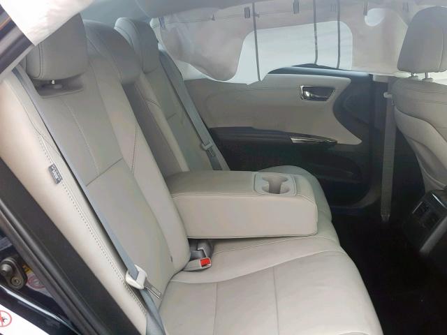 4T1BK1EB9FU175931 - 2015 TOYOTA AVALON XLE BLACK photo 6