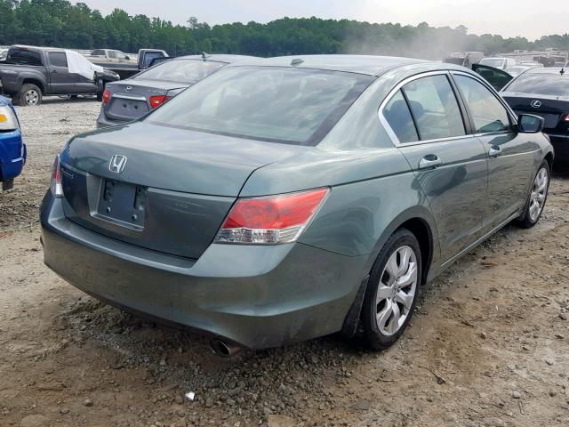 1HGCP2F84AA078702 - 2010 HONDA ACCORD EXL GREEN photo 4