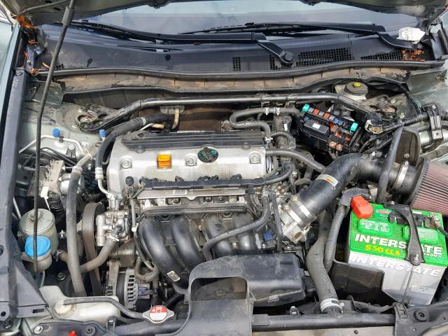 1HGCP2F84AA078702 - 2010 HONDA ACCORD EXL GREEN photo 7