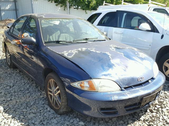 1G1JC524227474365 - 2002 CHEVROLET CAVALIER B BLUE photo 1