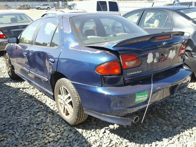 1G1JC524227474365 - 2002 CHEVROLET CAVALIER B BLUE photo 3