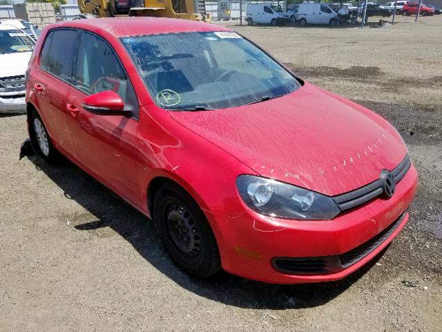 WVWDB7AJ2DW119554 - 2013 VOLKSWAGEN GOLF RED photo 1