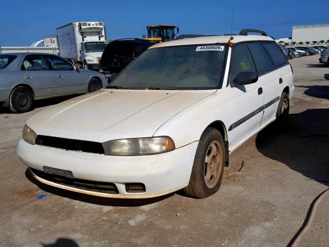 4S3BK6359S6348344 - 1995 SUBARU LEGACY L WHITE photo 2