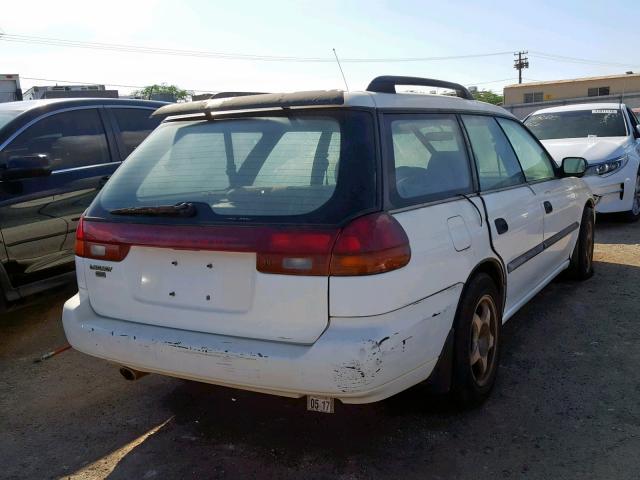 4S3BK6359S6348344 - 1995 SUBARU LEGACY L WHITE photo 4