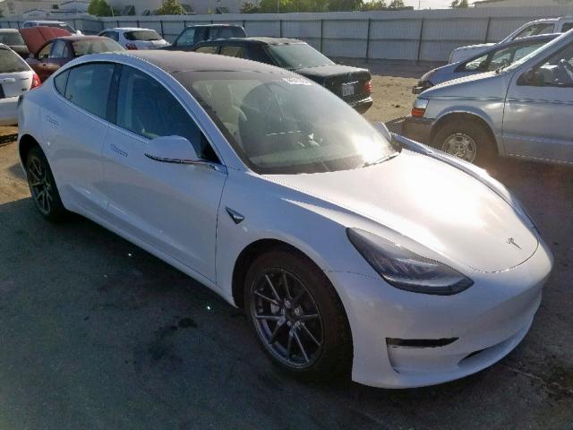 5YJ3E1EBXKF211452 - 2019 TESLA MODEL 3 WHITE photo 1