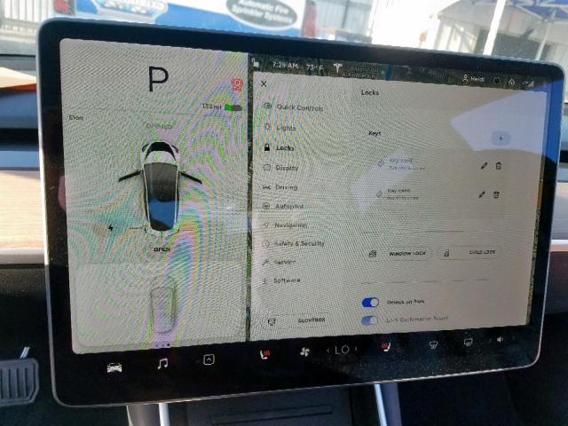 5YJ3E1EBXKF211452 - 2019 TESLA MODEL 3 WHITE photo 9