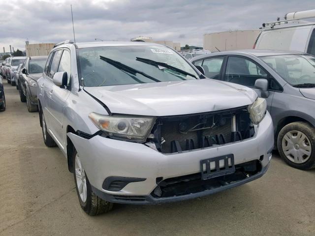 5TDZK3EH3CS081904 - 2012 TOYOTA HIGHLANDER SILVER photo 1