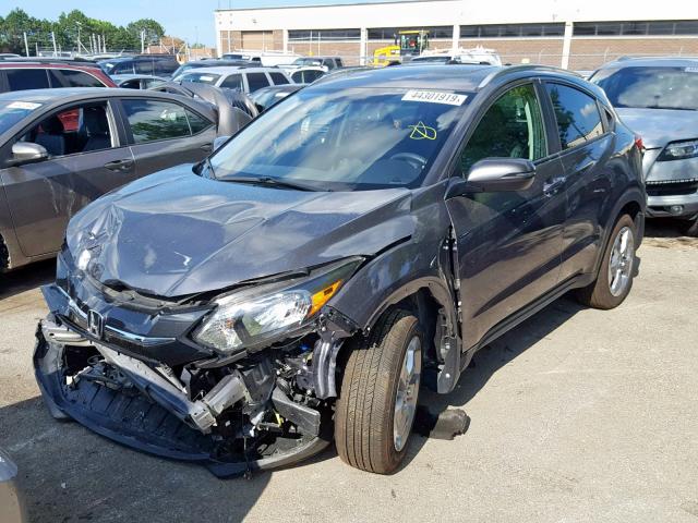 3CZRU6H70HM713919 - 2017 HONDA HR-V EXL GRAY photo 2