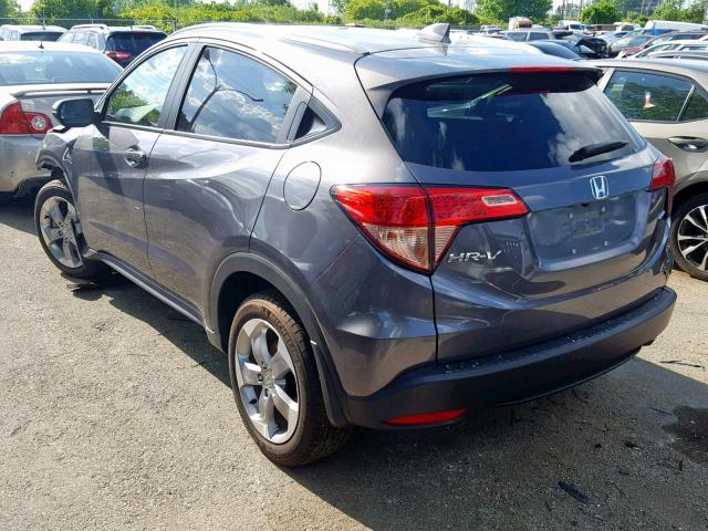 3CZRU6H70HM713919 - 2017 HONDA HR-V EXL GRAY photo 3