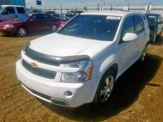 2CNDL037086066242 - 2008 CHEVROLET EQUINOX SP WHITE photo 2