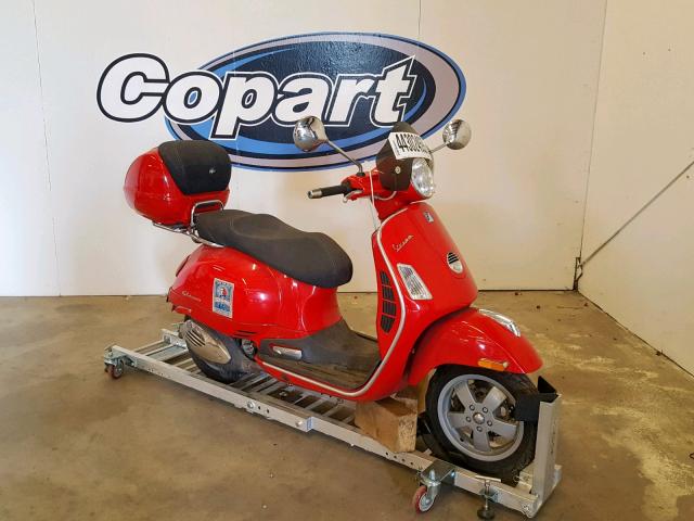 ZAPM459L565002353 - 2006 VESPA GTS 250 RED photo 1