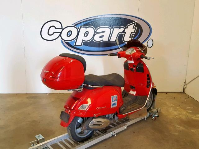 ZAPM459L565002353 - 2006 VESPA GTS 250 RED photo 4