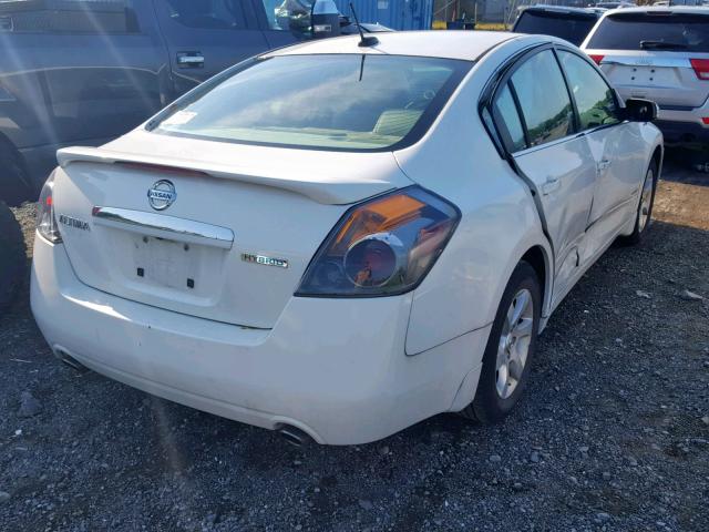 1N4CL21E19C132017 - 2009 NISSAN ALTIMA HYB WHITE photo 4