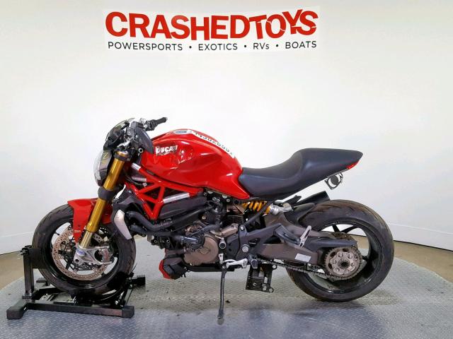 ZDM1RBSW6FB006264 - 2015 DUCATI MONSTER 12 RED photo 5