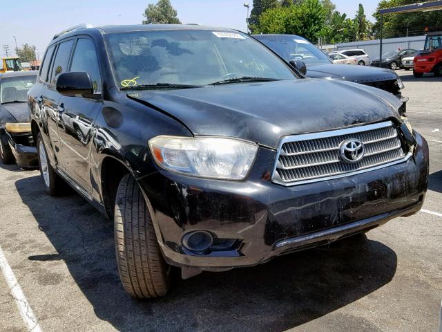 JTEEW41A982007365 - 2008 TOYOTA HIGHLANDER BLACK photo 1