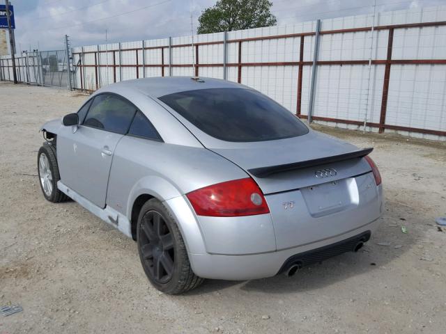 TRUWD28N951015629 - 2005 AUDI TT 3.2 QUA SILVER photo 3