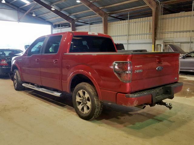 1FTFW1CV7AKB38226 - 2010 FORD F150 SUPER RED photo 3