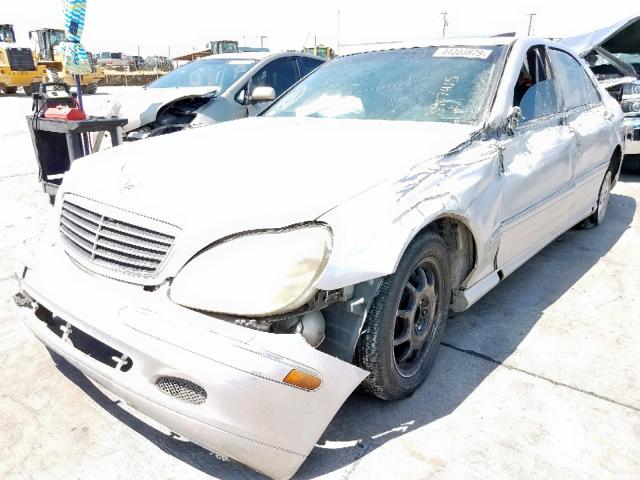 WDBNG75J61A182678 - 2001 MERCEDES-BENZ S 500 SILVER photo 2