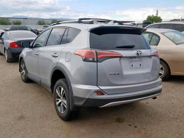 2T3RFREV2JW748180 - 2018 TOYOTA RAV4 ADVEN SILVER photo 3