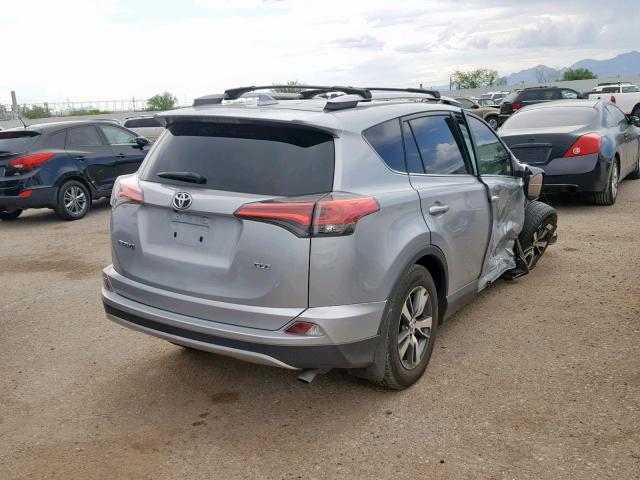 2T3RFREV2JW748180 - 2018 TOYOTA RAV4 ADVEN SILVER photo 4