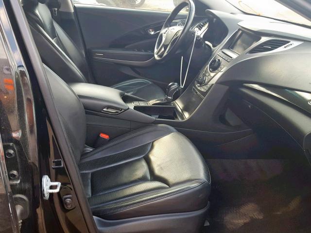 KMHFG4JG9DA324777 - 2013 HYUNDAI AZERA BLACK photo 5