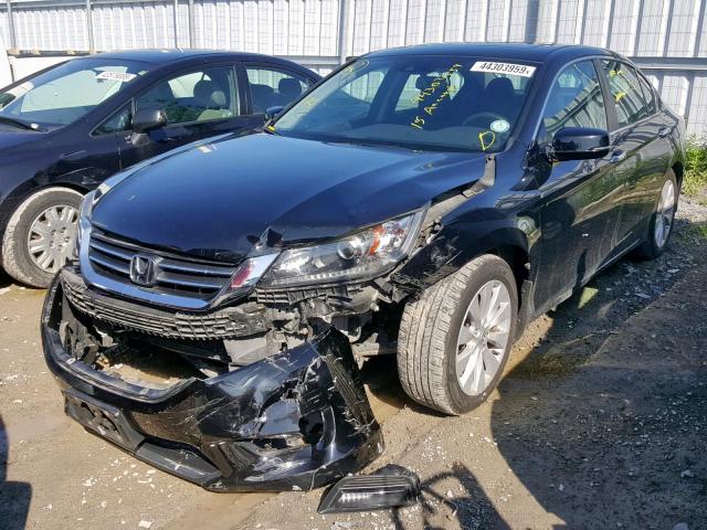 1HGCR2F85FA801474 - 2015 HONDA ACCORD EXL BLACK photo 2