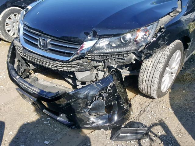 1HGCR2F85FA801474 - 2015 HONDA ACCORD EXL BLACK photo 9