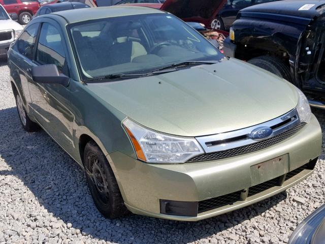 1FAHP32N28W175003 - 2008 FORD FOCUS S/SE GREEN photo 1