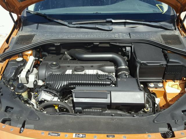 YV1612FS9D2204327 - 2013 VOLVO S60 T5 ORANGE photo 7