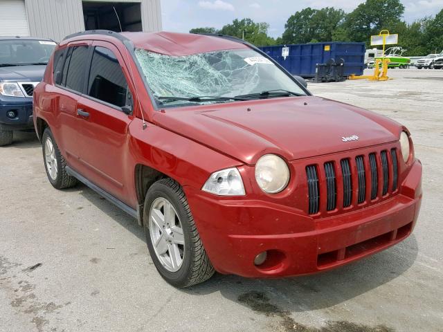 1J4FT47A29D124567 - 2009 JEEP COMPASS SP RED photo 1