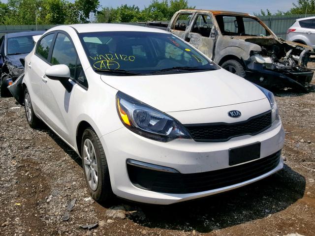 KNADM4A35H6121120 - 2017 KIA RIO LX WHITE photo 1