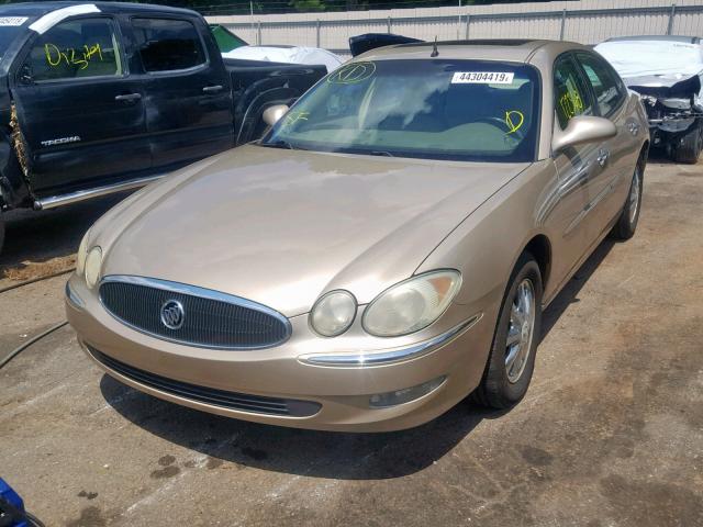 2G4WD562651288294 - 2005 BUICK LACROSSE C GOLD photo 2