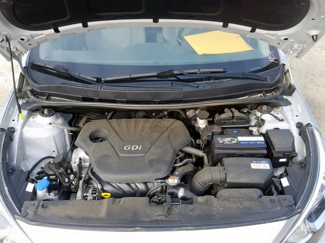 KMHCT4AE6HU215484 - 2017 HYUNDAI ACCENT SE SILVER photo 7