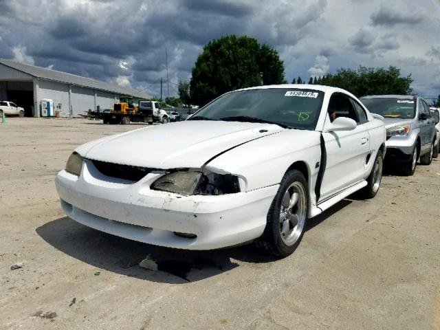 1FALP42T5SF215130 - 1995 FORD MUSTANG GT WHITE photo 2