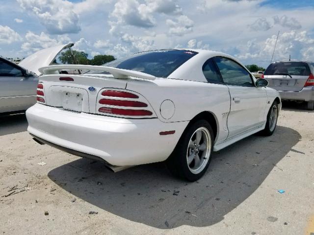 1FALP42T5SF215130 - 1995 FORD MUSTANG GT WHITE photo 4