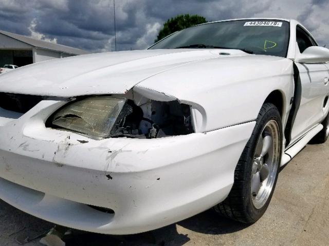 1FALP42T5SF215130 - 1995 FORD MUSTANG GT WHITE photo 9