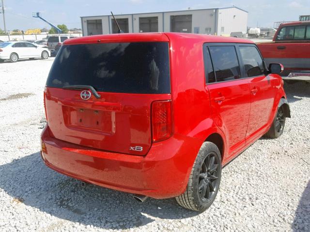 JTLKE50E791097499 - 2009 TOYOTA SCION XB 红色 照片 4