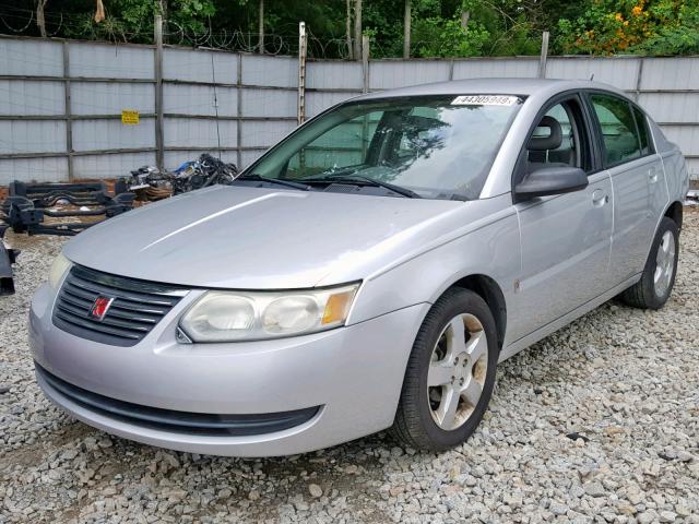 1G8AJ58FX6Z153507 - 2006 SATURN ION LEVEL SILVER photo 2