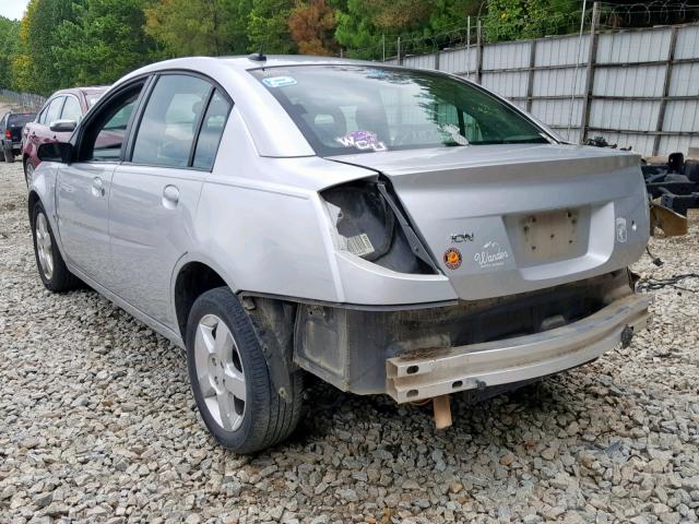 1G8AJ58FX6Z153507 - 2006 SATURN ION LEVEL SILVER photo 3