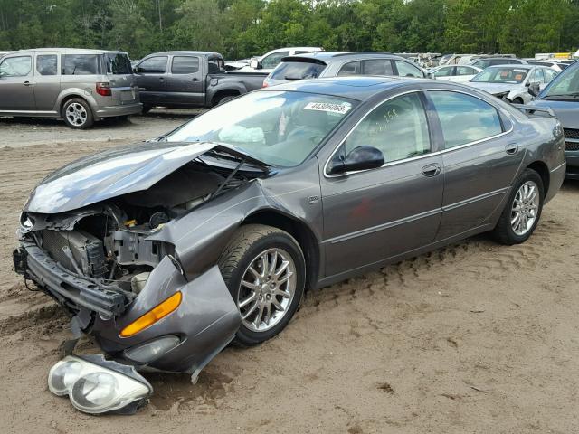 2C3HE66G53H507718 - 2003 CHRYSLER 300M GRAY photo 2