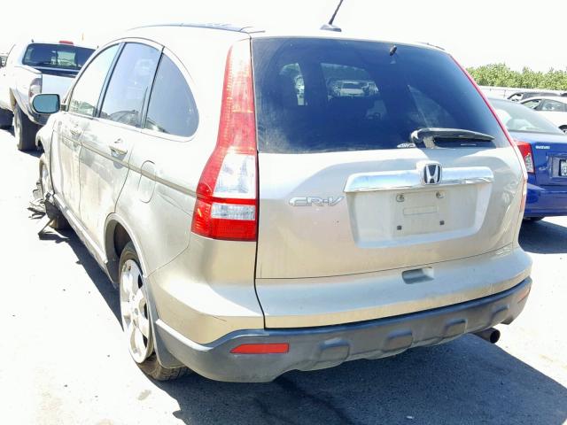 JHLRE48707C090313 - 2007 HONDA CR-V EXL GOLD photo 3