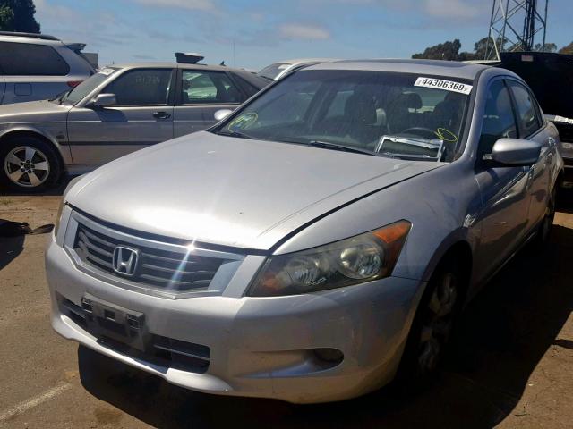 1HGCP368X9A041753 - 2009 HONDA ACCORD EXL SILVER photo 2