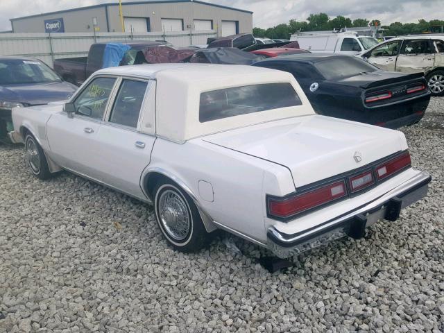 1C3BF66P9EX565560 - 1984 CHRYSLER FIFTH AVEN WHITE photo 3