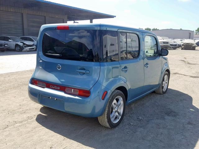 JN8AZ28R49T103270 - 2009 NISSAN CUBE BASE TURQUOISE photo 4