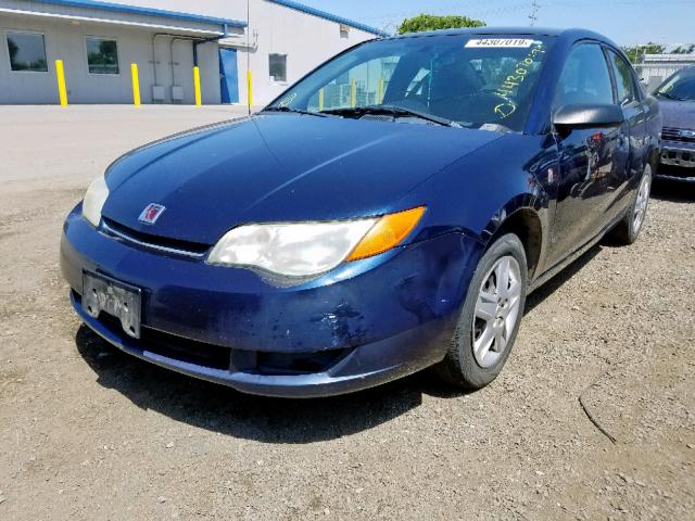1G8AN18F17Z140207 - 2007 SATURN ION LEVEL BLUE photo 2
